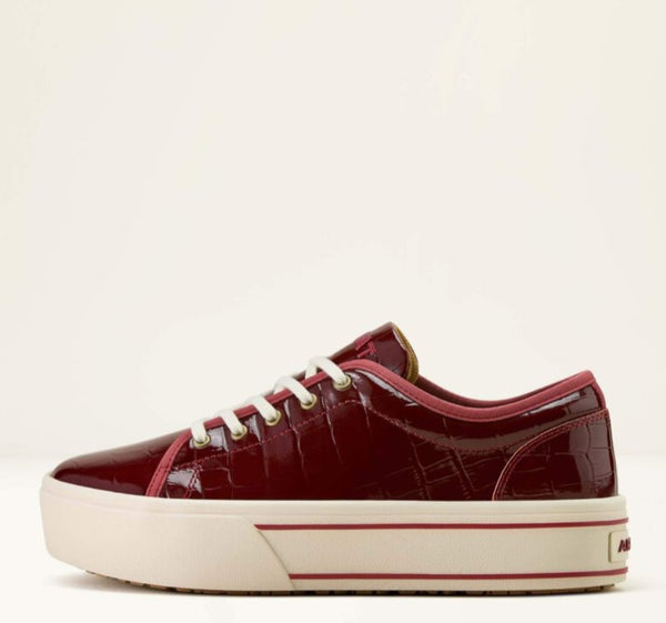 Ariat Skylar Luxe Dubonnet Croc Print #6384