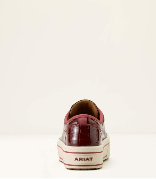 Ariat Skylar Luxe Dubonnet Croc Print #6384