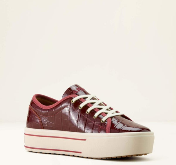 Ariat Skylar Luxe Dubonnet Croc Print #6384