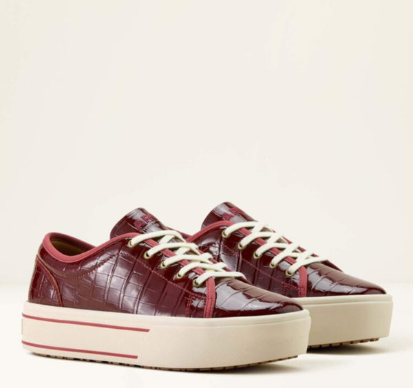 Ariat Skylar Luxe Dubonnet Croc Print #6384
