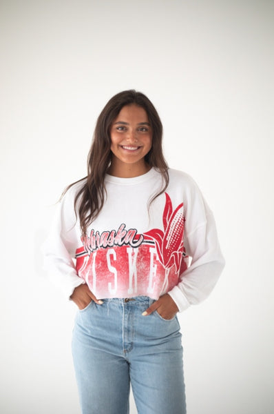 Nebraska Conway Crop Sweatshirt #6388