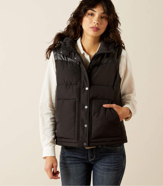 Ariat Frontier Puffer Vest in Black #6389