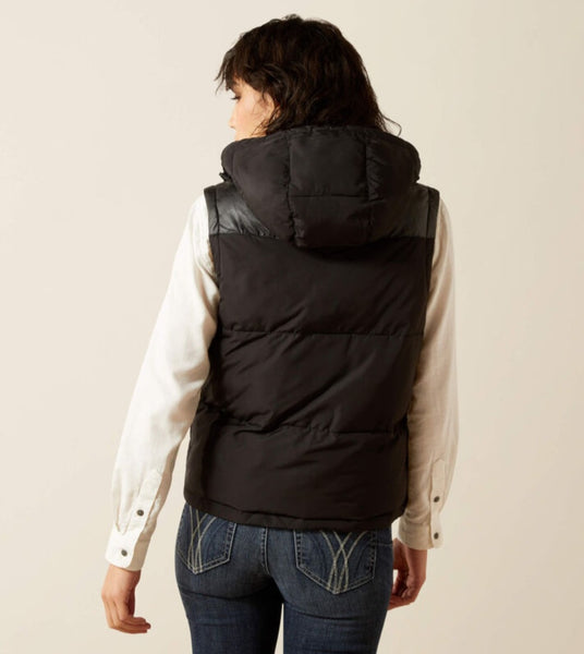 Ariat Frontier Puffer Vest in Black #6389