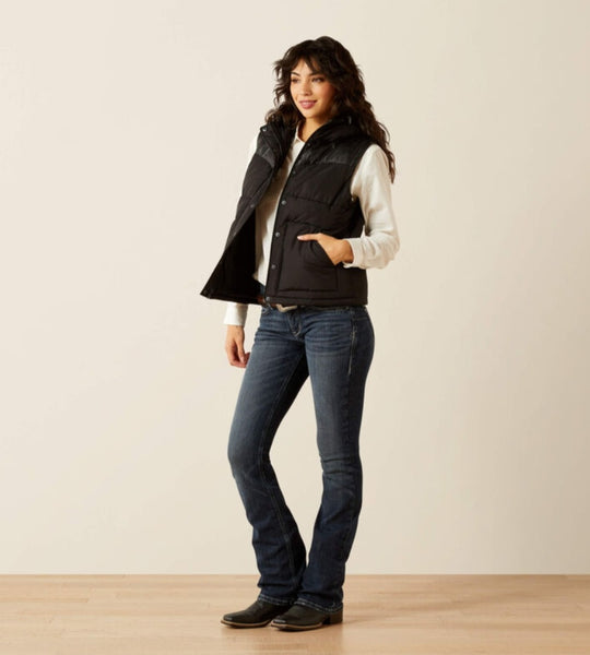 Ariat Frontier Puffer Vest in Black #6389