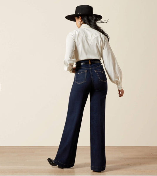 Ariat Ultra High Rise Veronica Wide Leg Jean #6399