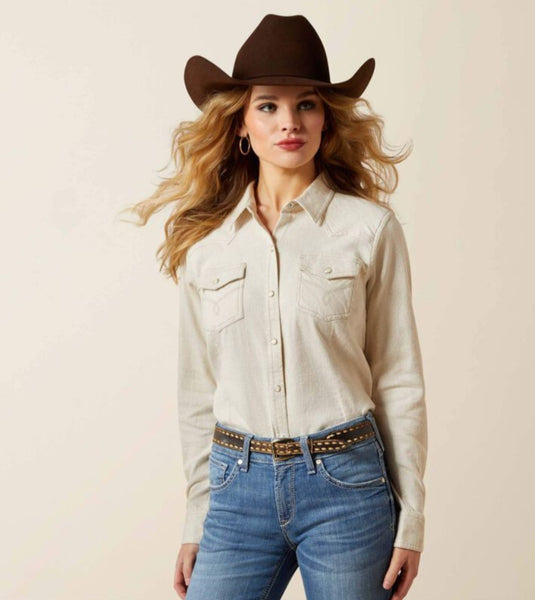 Ariat Papyrus Corduroy Pearl Snap #6401