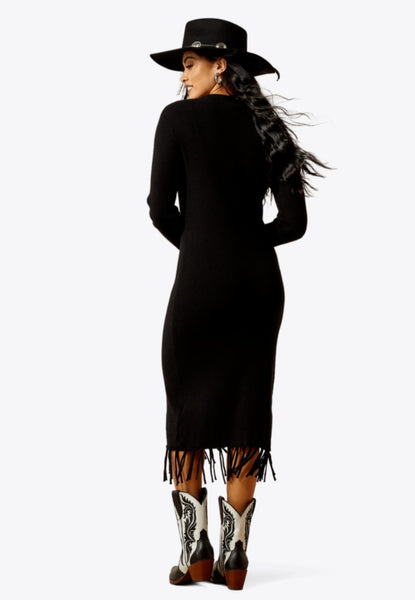 Ariat Alicia Black Sweater Dress #6416