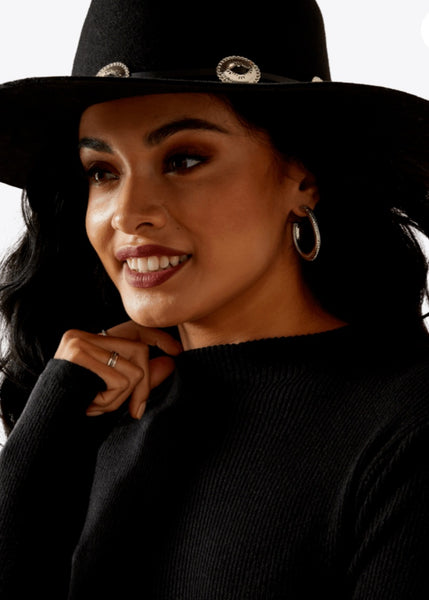 Ariat Alicia Black Sweater Dress #6416