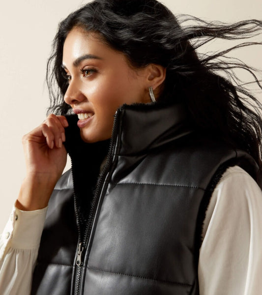 Ariat Echo Reversible Black Vest #6420