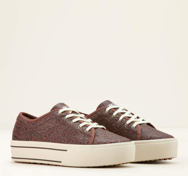 Ariat Skylar Brown Floral Emboss #6437