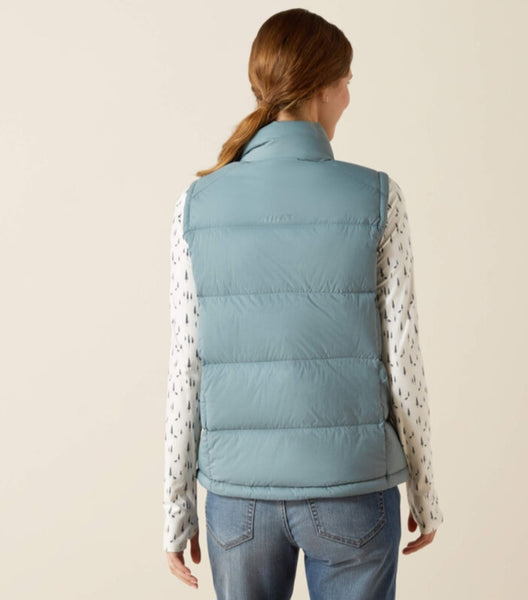 Ariat Ultra Puff Down Vest in Steel Sage #6471