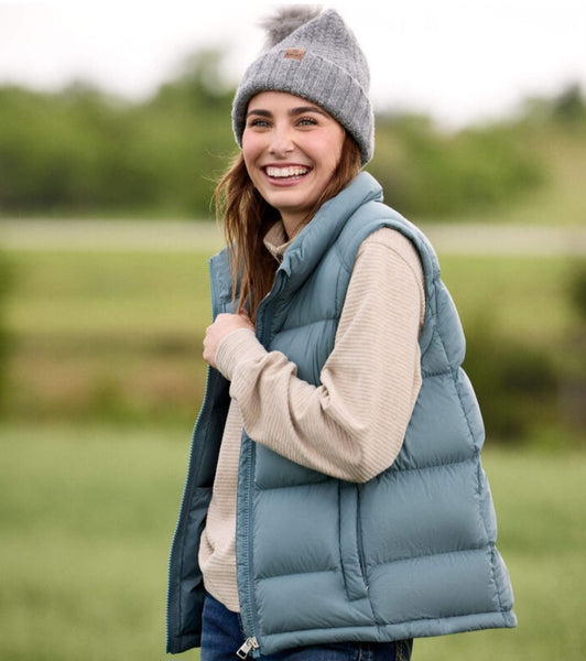 Ariat Ultra Puff Down Vest in Steel Sage #6471