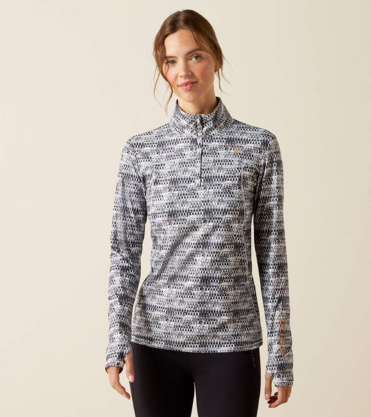 Ariat Lowell 1/4 Zip Baselayer in Autumn Batik #6472