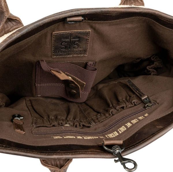 STS Guadalupe Serape Palomino Tote #6475