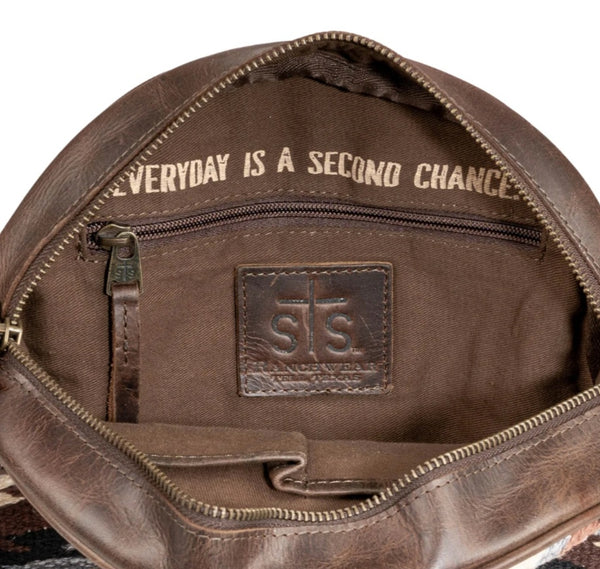 STS Guadalupe Serape Sage Crossbody Bag #6481