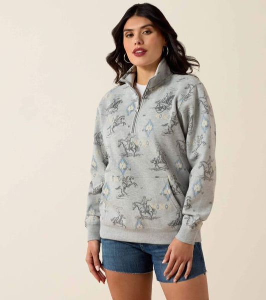 Ariat Sapphire 1/2 Zip Sweatshirt #6556