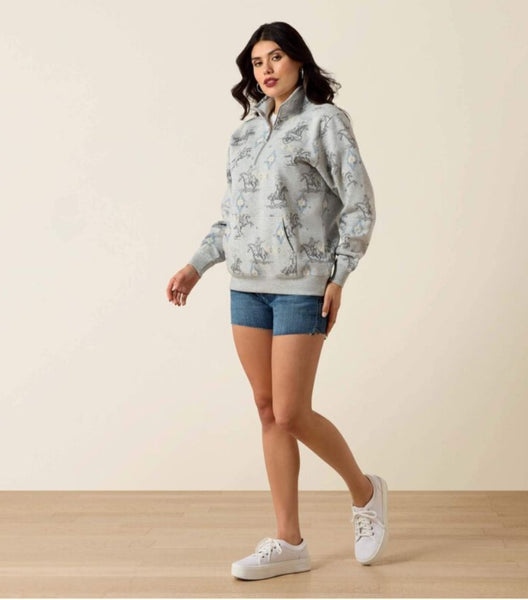 Ariat Sapphire 1/2 Zip Sweatshirt #6556