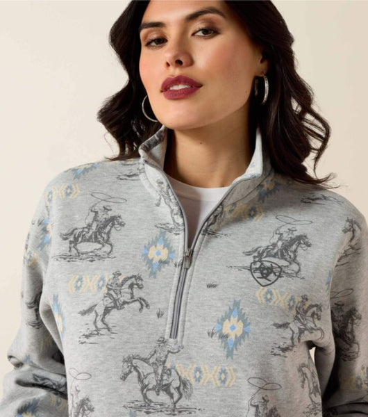 Ariat Sapphire 1/2 Zip Sweatshirt #6556