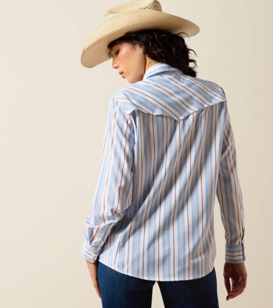 Ariat Multi Stripe Western Venttek Pearl Snap Shirt #6591