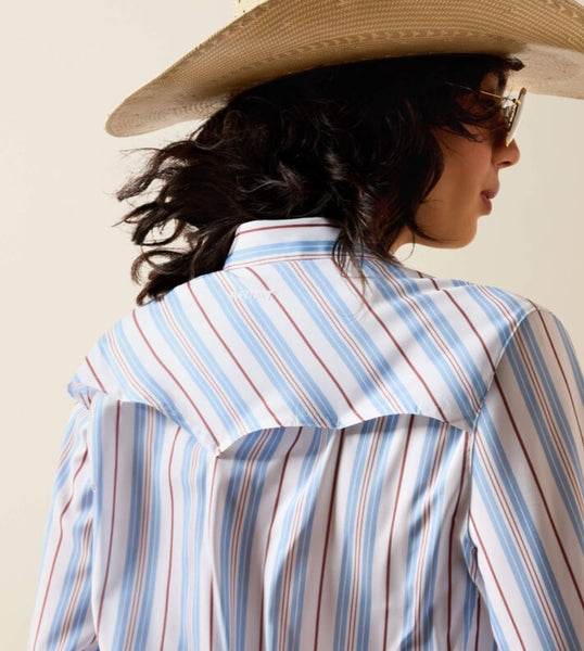 Ariat Multi Stripe Western Venttek Pearl Snap Shirt #6591