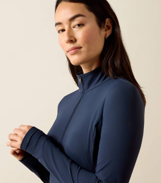 Ariat Solveil 1/2 Zip Baselayer in Navy Eclipse #6592