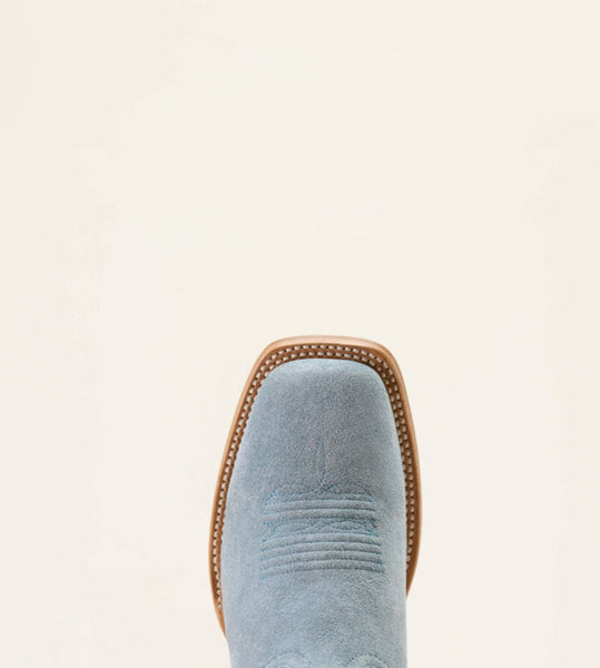 Ariat Riata Baby Blue Jean Suede/Sin City Boot #6691
