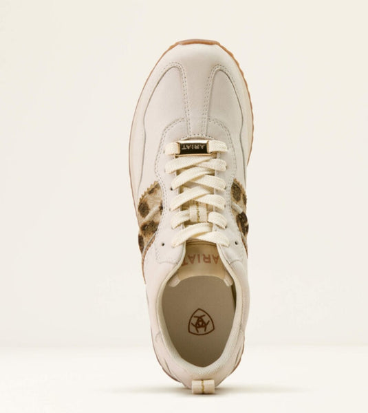 Ariat Ranch Runner in Cream & Leopard #6696