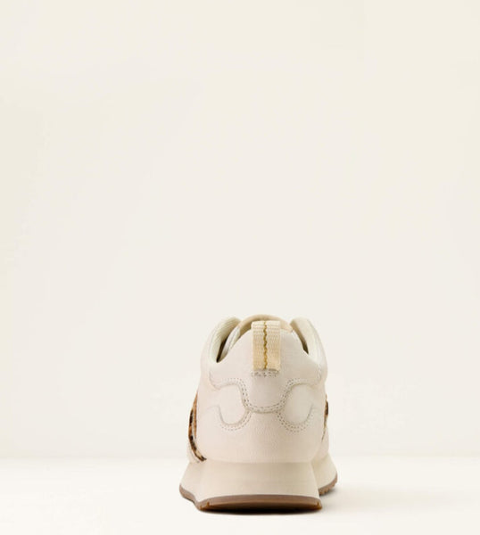Ariat Ranch Runner in Cream & Leopard #6696