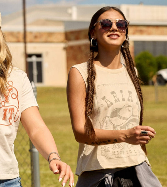 Ariat Wanted Skull Cowboy Tank #6704