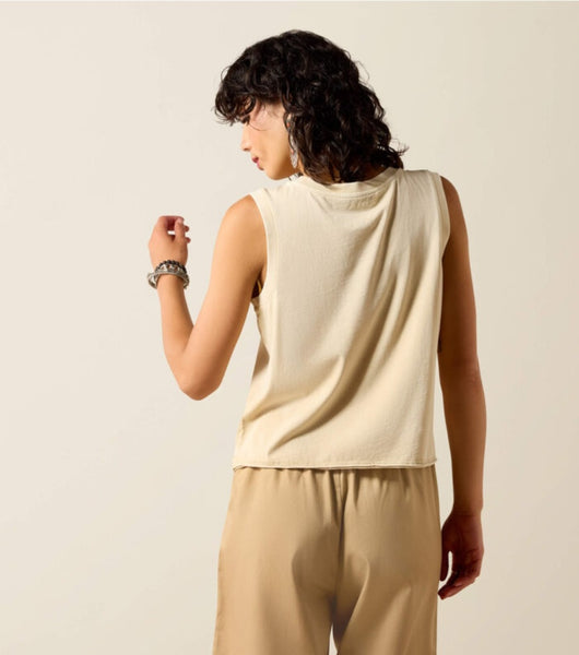 Ariat Wanted Skull Cowboy Tank #6704