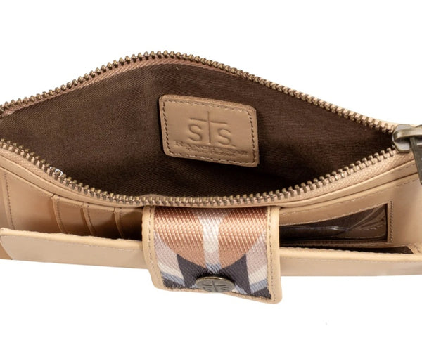 STS Ranch Basic Bliss Buckskin Haley Bifold Wristlet #6714