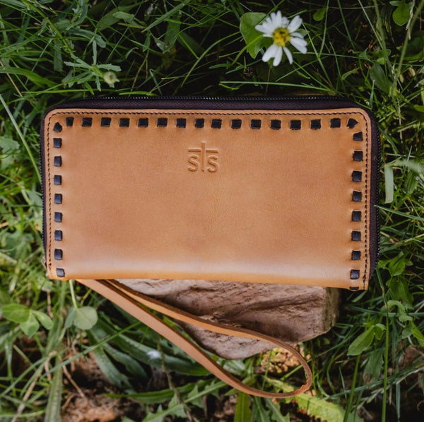STS Ranch Bandera Tan Berkley Bifold Wallet #6718