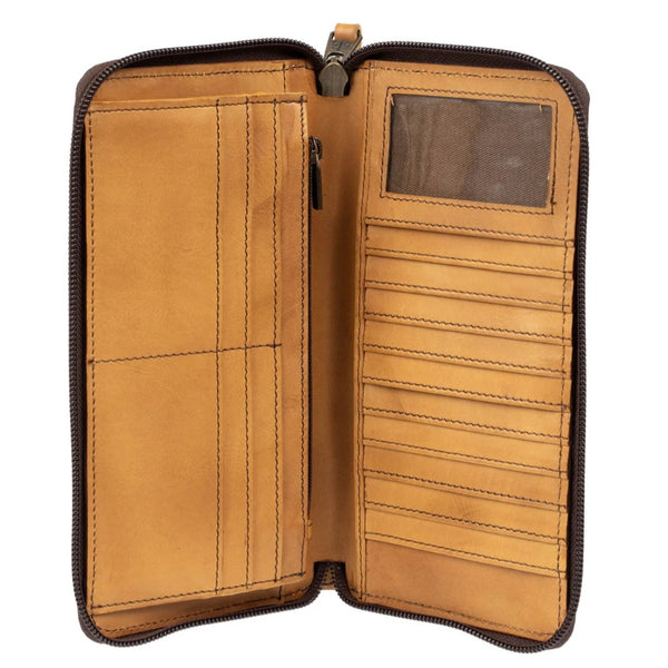STS Ranch Bandera Tan Berkley Bifold Wallet #6718