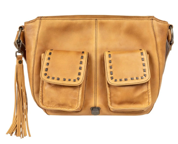 STS Ranch Bandera Tan Saddle Hobo Bag #6717