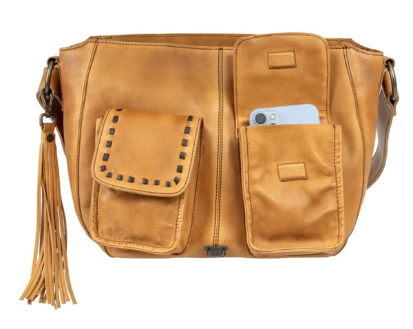 STS Ranch Bandera Tan Saddle Hobo Bag #6717