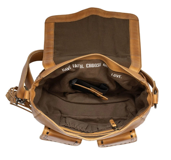 STS Ranch Bandera Tan Saddle Hobo Bag #6717