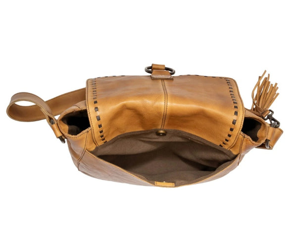 STS Ranch Bandera Tan Saddle Hobo Bag #6717