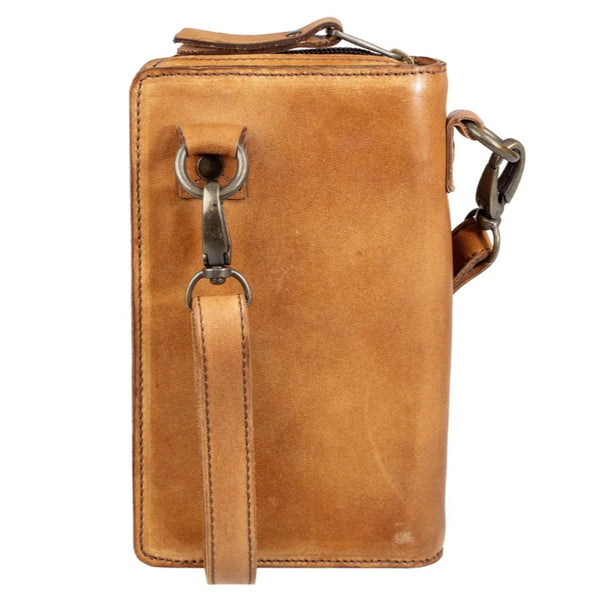 STS Ranch Bandera Tan Quickdraw Crossbody Wallet #6720