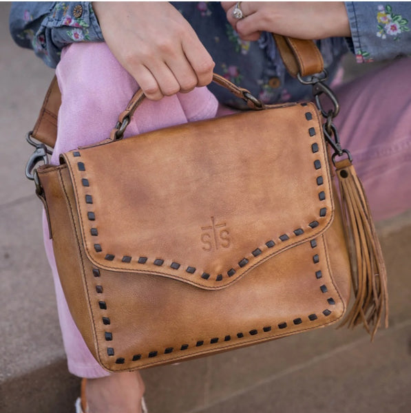 STS Ranch Bandera Tan Dakota Crossbody #6721