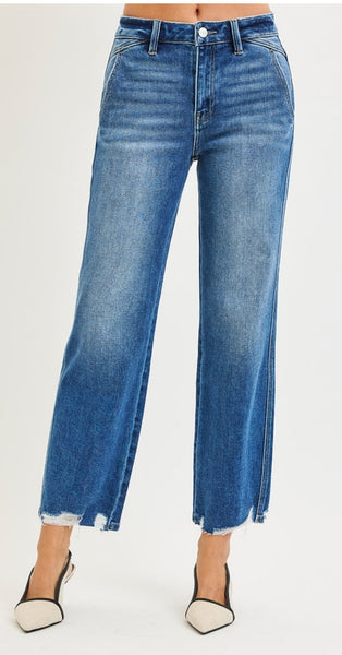 Risen Straight Leg Ankle Crop #6729