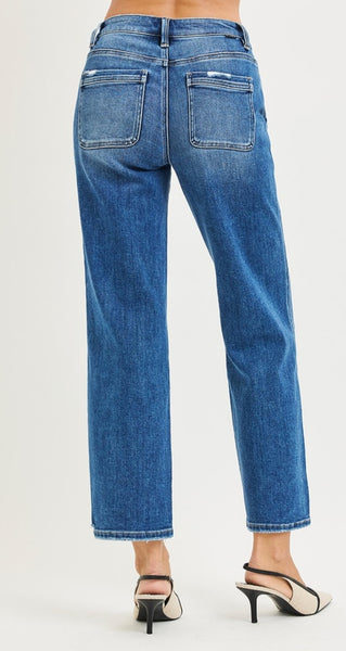 Risen Straight Leg Ankle Crop #6729
