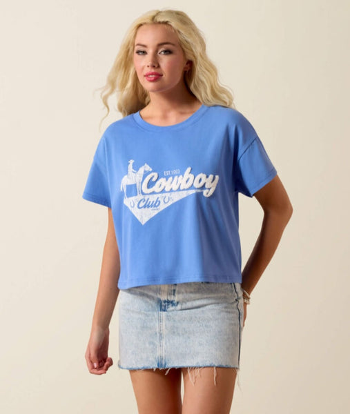 Ariat Cowboy Club Crop Tee #6757