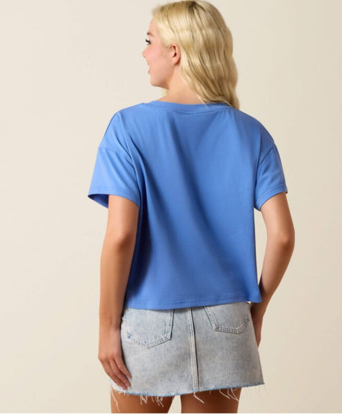 Ariat Cowboy Club Crop Tee #6757