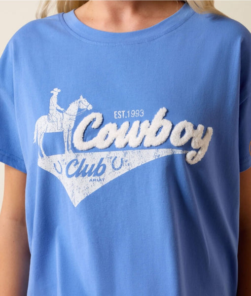 Ariat Cowboy Club Crop Tee #6757