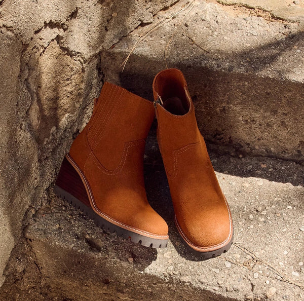 Immix Chestnut Wedge Bootie #6834