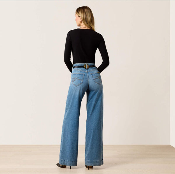 Ariat High Rise Revel Vilma Ultra Stretch Wide Leg Jean #6835