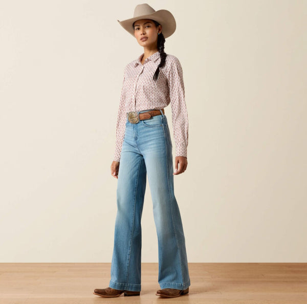 Ariat Ultra High Rise Luana Wide Leg Jean #6860