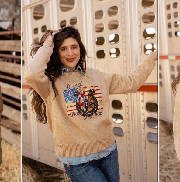 Rodeo Quincy American Rodeo Sweater #6867