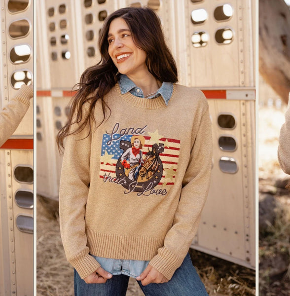 Rodeo Quincy American Rodeo Sweater #6867