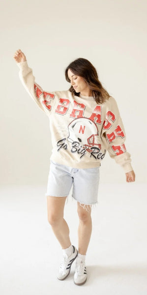 Nebraska Homefield Lantern Crew Sweatshirt #6889